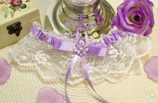 Подвязка для невесты "Цветок" Свадебные штучки