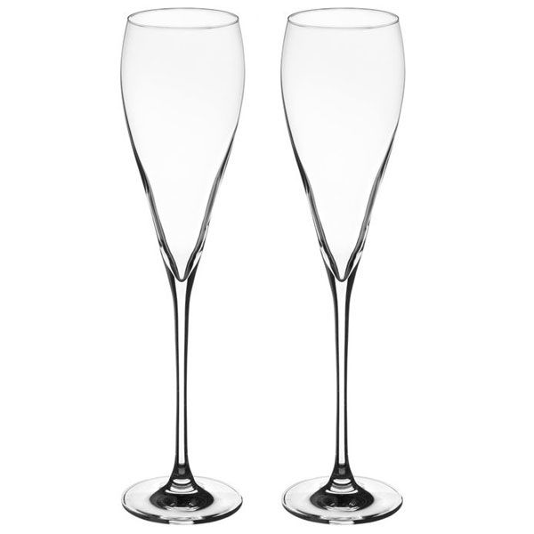 Свадебные бокалы для шампанского «Элегантные» (2 шт)