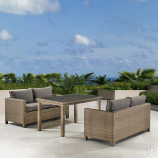 Комплект плетеной мебели T256B/S59B-W65 Light brown Афина Афина