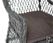 Кресло из искусственного ротанга Латте Graphite 4sis