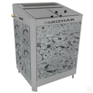 Паротермальная электрическая печь для сауны ВВД ПАРиЖАР 12 кВт серпентенит