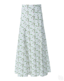 Хлопковая юбка PHILOSOPHY DI LORENZO SERAFINI A0109.22 белый+принт 40
