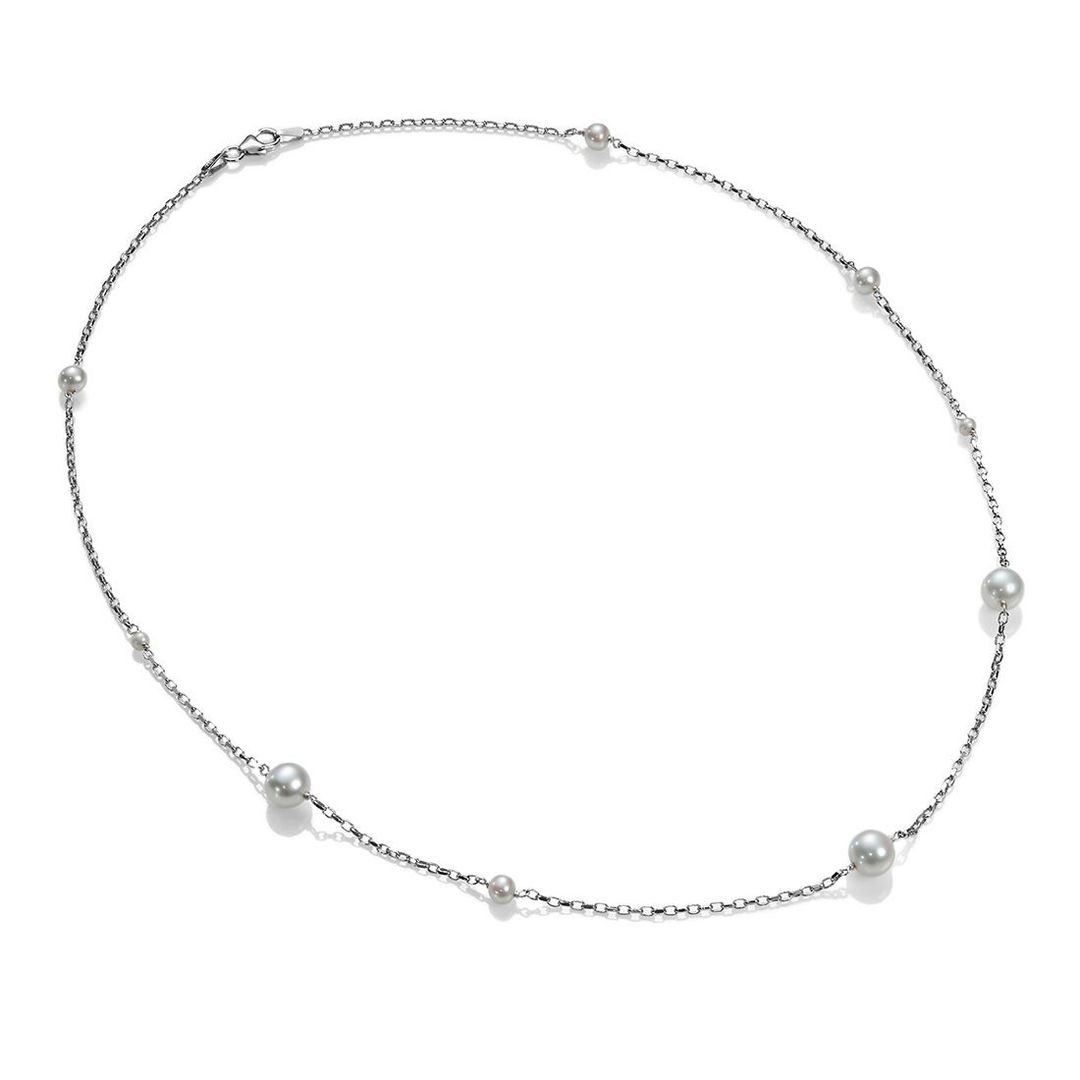 Ожерелье Динь-Динь на цепочке с натуральным жемчугом