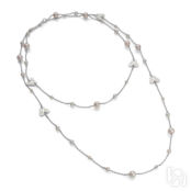 Ожерелье Динь-Динь с белым пресноводным жемчугом