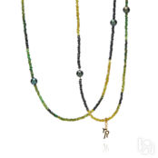 Ожерелье Круиз из турмалинов и морского жемчуга Акойя