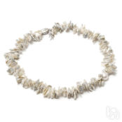 Ожерелье Кеши из белого жемчуга