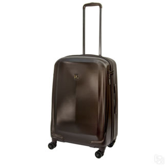 Чемодан vip collection 808 pc - 24 d.brown чемодан на 4 колесах.(поликарбон