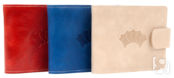 Кожаное портмоне Италия, синее