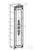 Шкаф Ассоль плюс АС-53К 444 фото 3