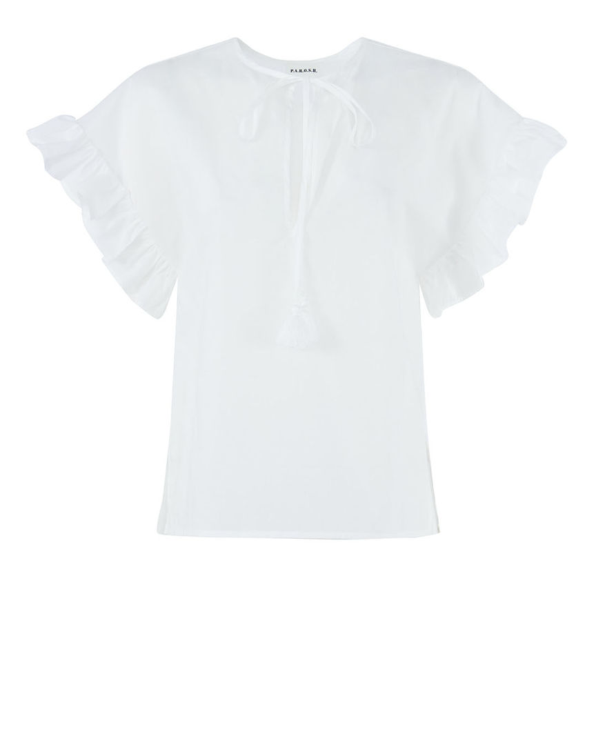 Блуза P.A.R.O.S.H. CLEMD312358 белый m