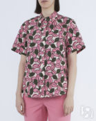 Рубашка P.A.R.O.S.H. CHERIED381126 розовый+принт xs