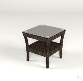 Кофейный столик из искусственного ротанга Малага Классик маленький Rotang L