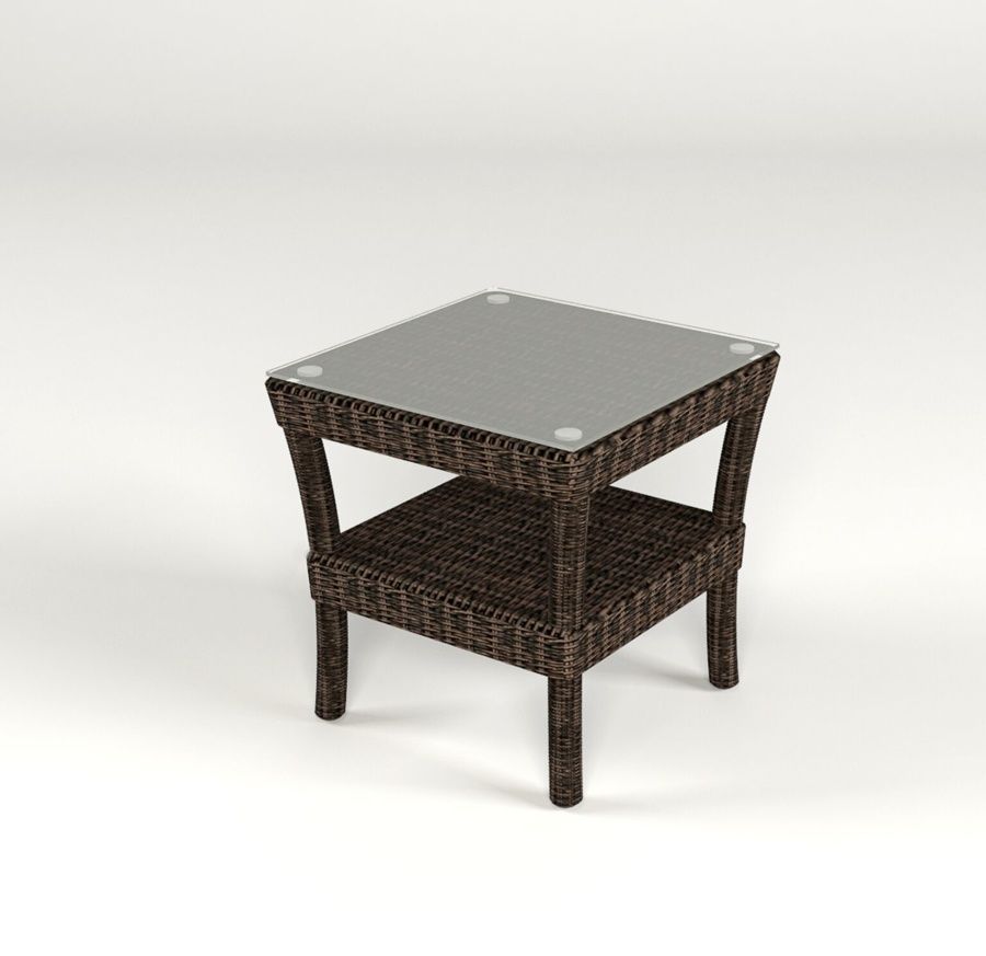 Кофейный столик из искусственного ротанга Малага Классик маленький Rotang L