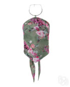 Принтованный топ BLUMARINE 2C058A зеленый+принт 44 2C058A фото 1