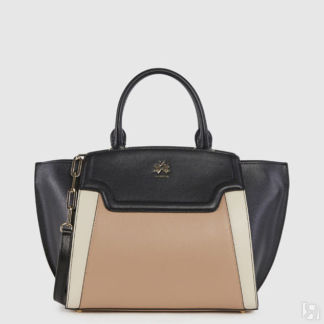 Сумка-трапеция LA MARTINA 41W005 P0001 BLACK/BEIGE/LIGHTBG  (30270) черного