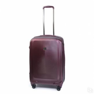 Чемодан vip collection 808 pc - 24 burgundy чемодан на 4 колесах.(поликарбо
