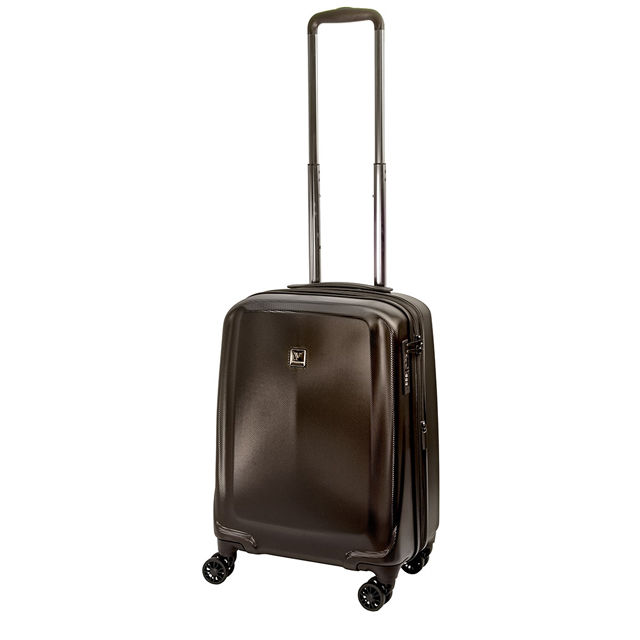 Чемодан vip collection 808 pc - 20 d.brown чемодан на 4 колесах.(поликарбон
