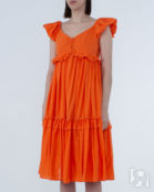 Платье MILVA-MI оранжевый
