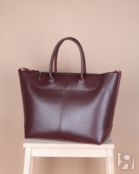 Женская сумка саквояж-трансформер бордовая A020 burgundy
