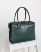 Кожаная сумка A022 emerald mini