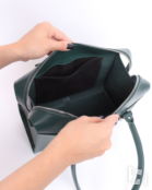 Кожаная сумка A022 emerald mini