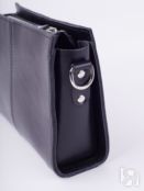 Женская кожаная сумка через плечо черная A0251 mini