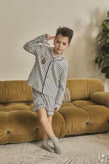 Пижама для мальчика с шортами из хлопка Laete 55364+55366