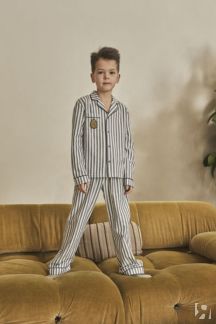 Пижама для мальчика с брюками из хлопка Laete 55364+55365