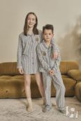 Пижама для мальчика с брюками из хлопка Laete 55364+55365