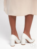 Туфли женские белые кожаные ARGO